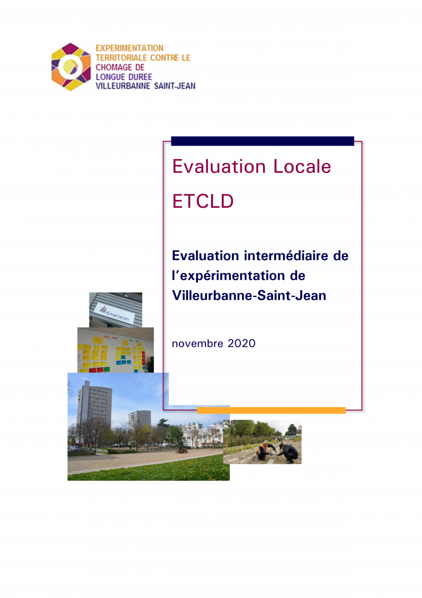 Évaluation intermédiaire de l’expérimentation de Villeurbanne-Saint-Jean - ETCLD