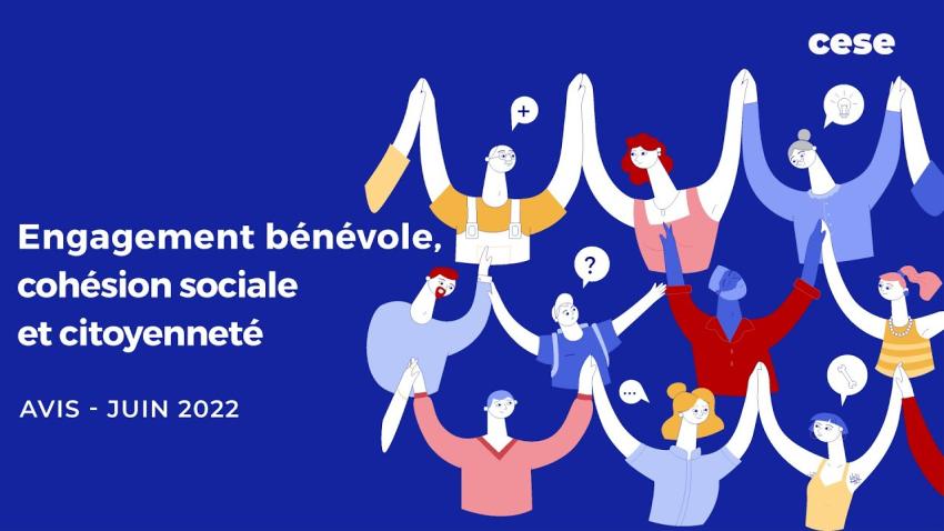 Avis « Engagement bénévole, cohésion sociale et citoyenneté » Le CESE formule des préconisations pour préserver l’avenir du bénévolat en France