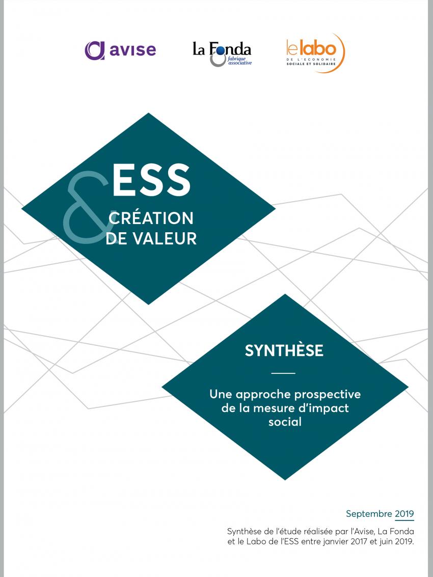 Synthèse de l'étude « ESS et création de valeur »